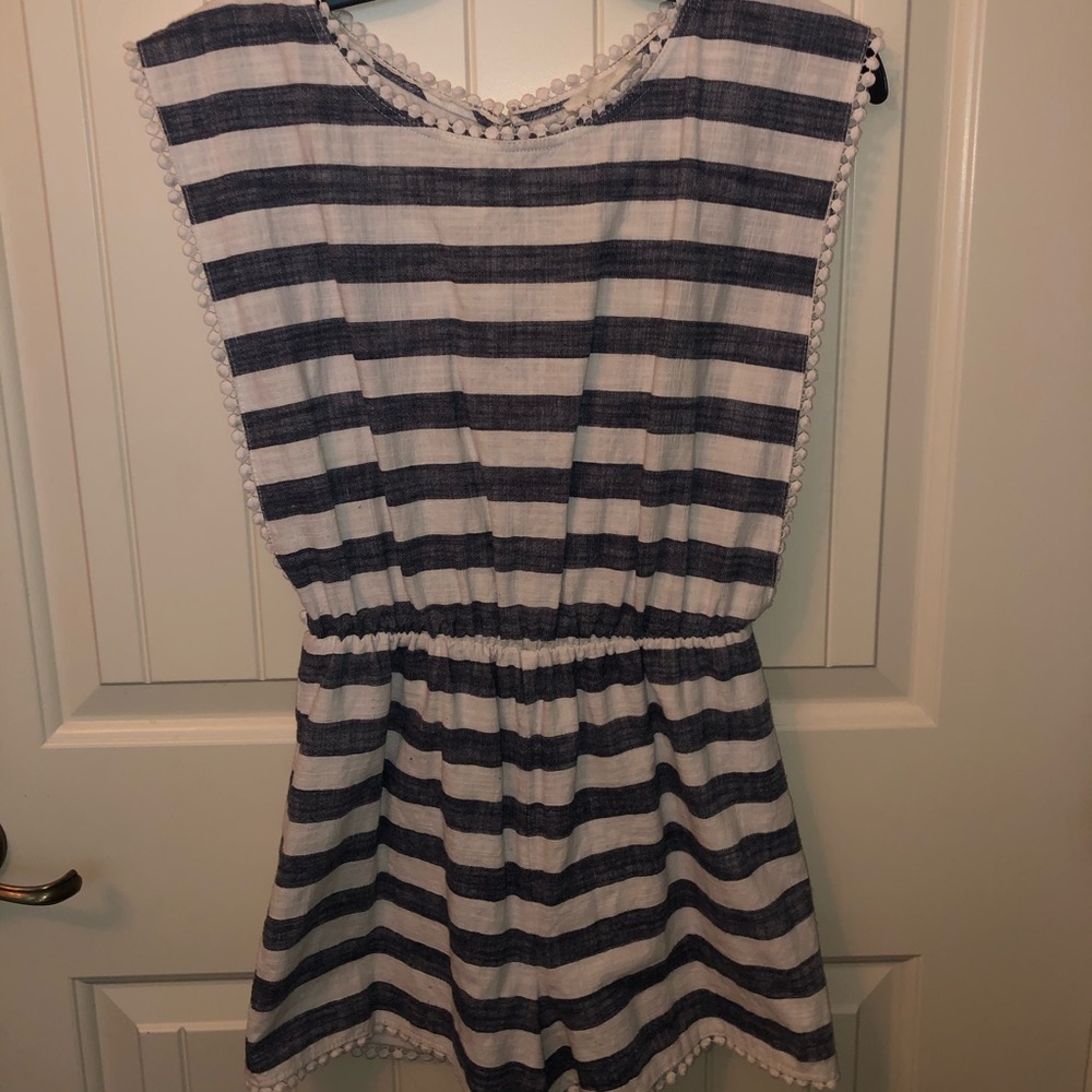 Copper Key Striped Romper